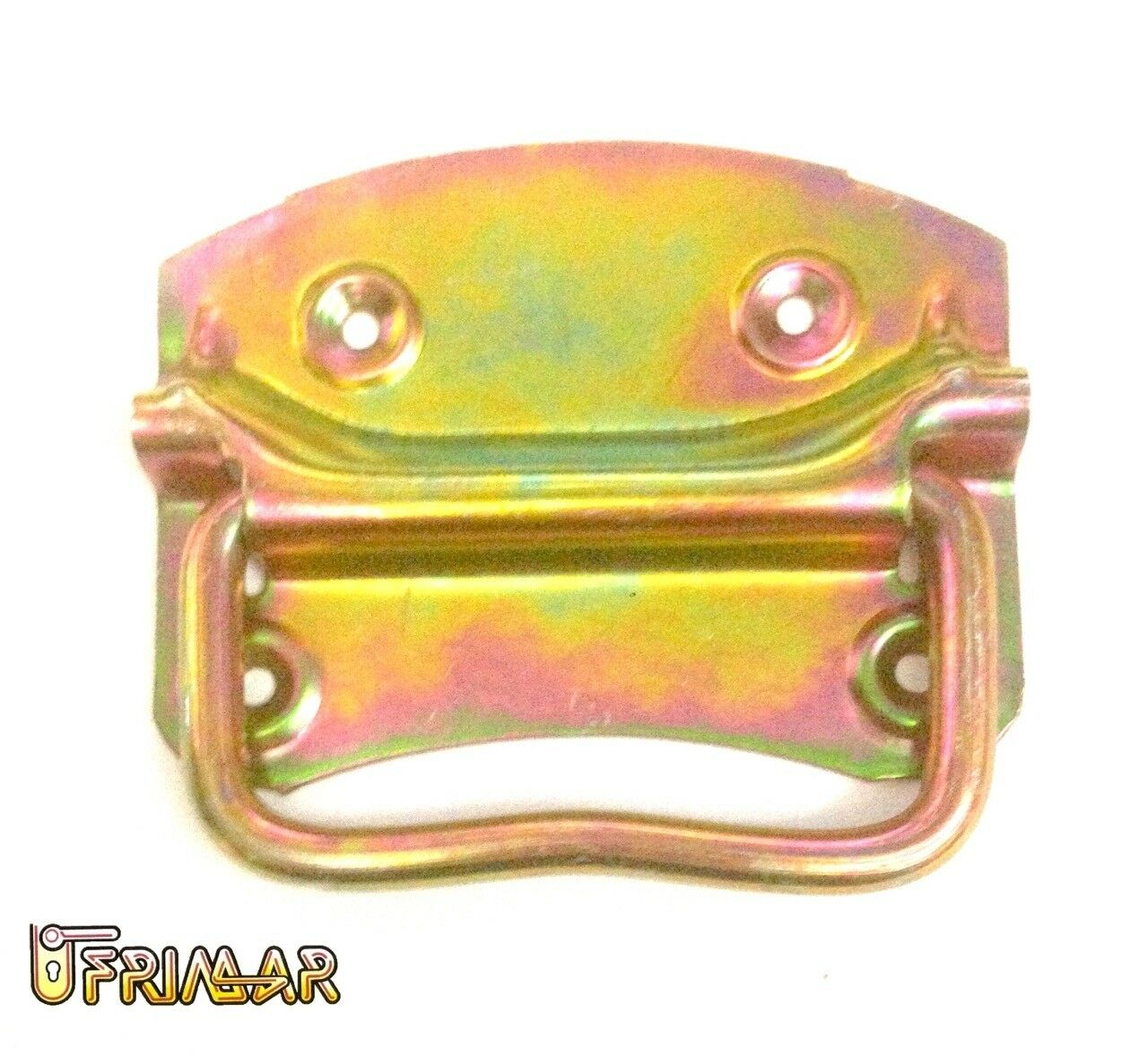 MANIGLIA PER BAULI BAULE SNODATA L.mm.110 FERRO TROPICALIZZATO MANIGLIETTA