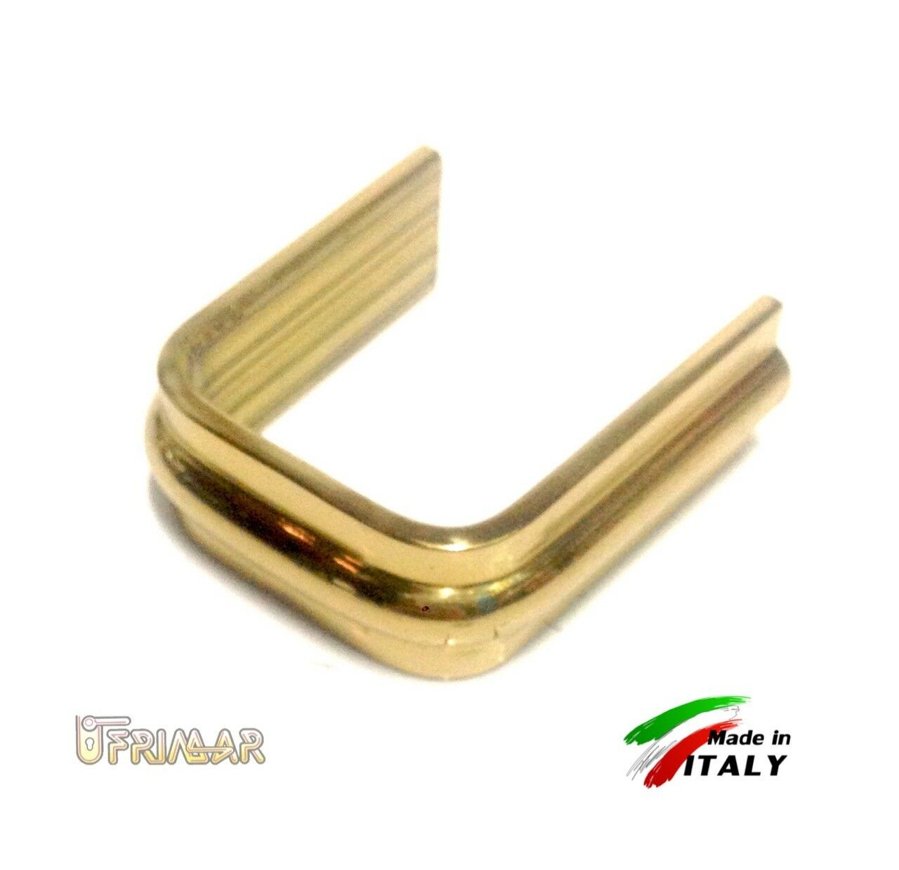 FASCETTE OTTONE D.mm.19x34 DECORAZIONE PER INFERIATE CANCELLI RINGHIERE SCALE