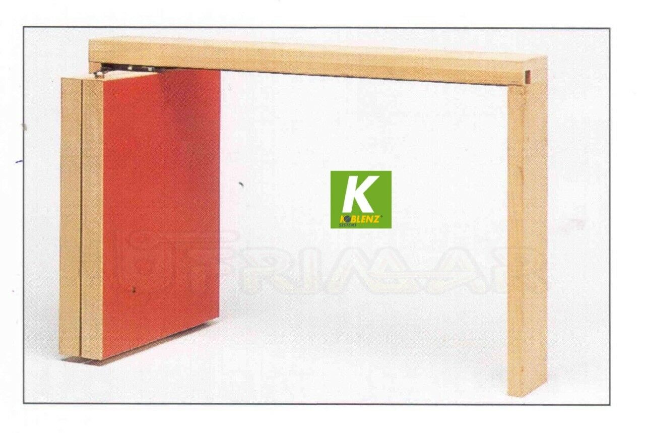 KIT KOBLENZ 0250/5 PER PORTE PIEGHEVOLI A FISARMONICA Dx/Sx cm.80x210 + BINARIO