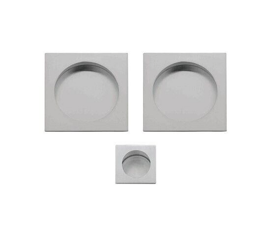 KIT QUADRO CIECO PER PORTE SCORREVOLI CROMO SATINATO E0375N51 VITEL