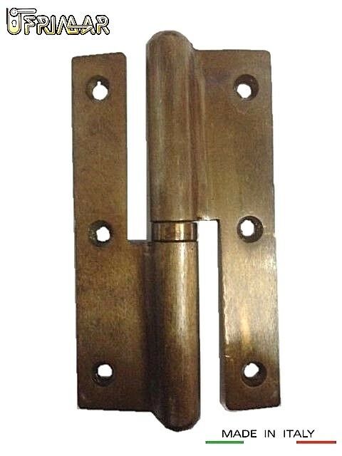 CERNIERA POMELLA IN OTTONE 120x70 PER PORTE IN LEGNO DX/SX Made in Italy  BRONZO