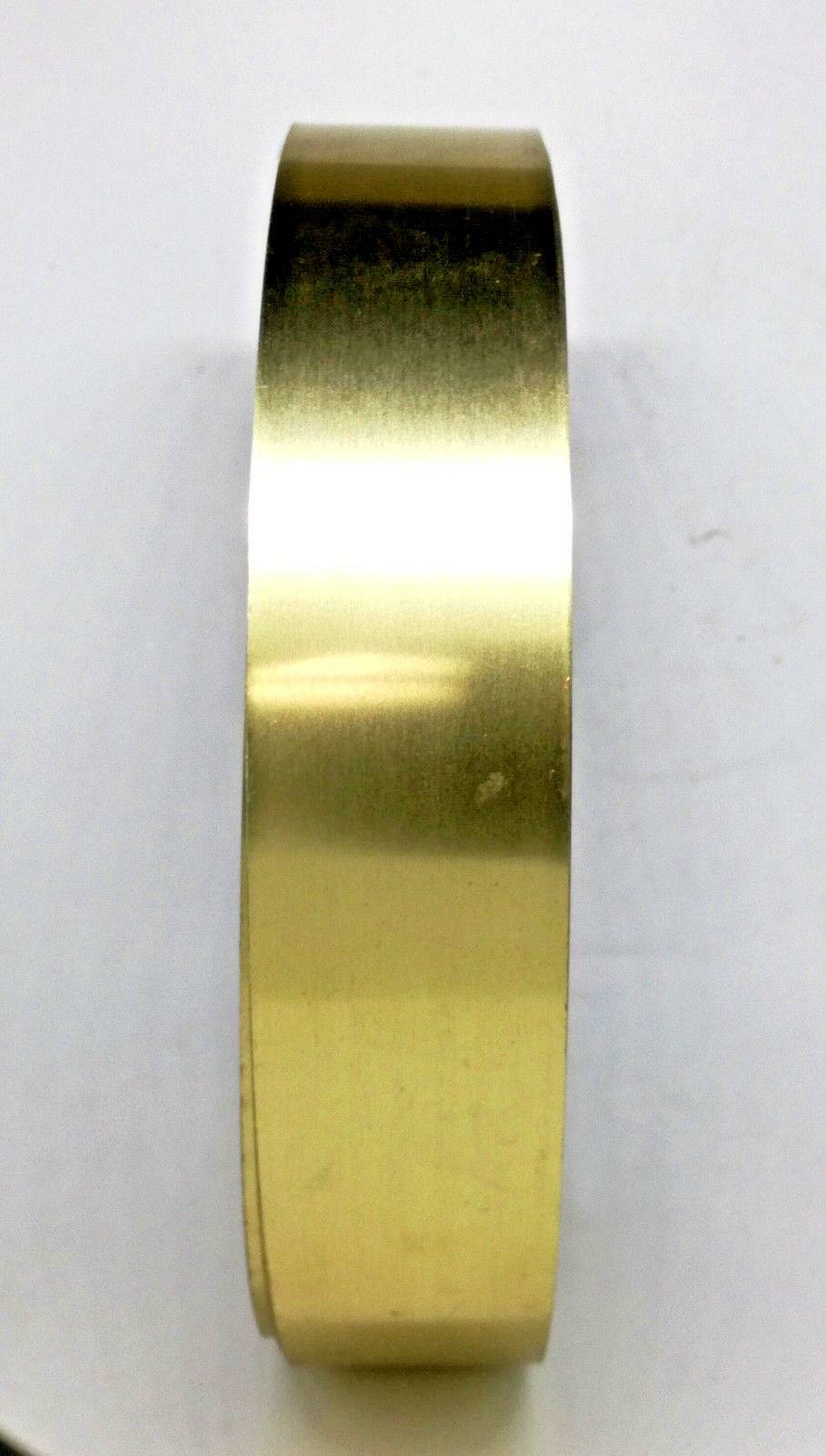 Fascia in alluminio liscio H. mm.40 x L.mm.1000 Dorato profilo in alluminio