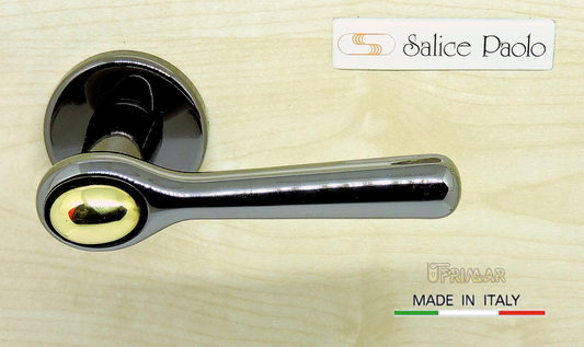 MANIGLIA PER PORTA SALICE PAOLO CALLA 4440 Canna di Fucile + Ottone lucido