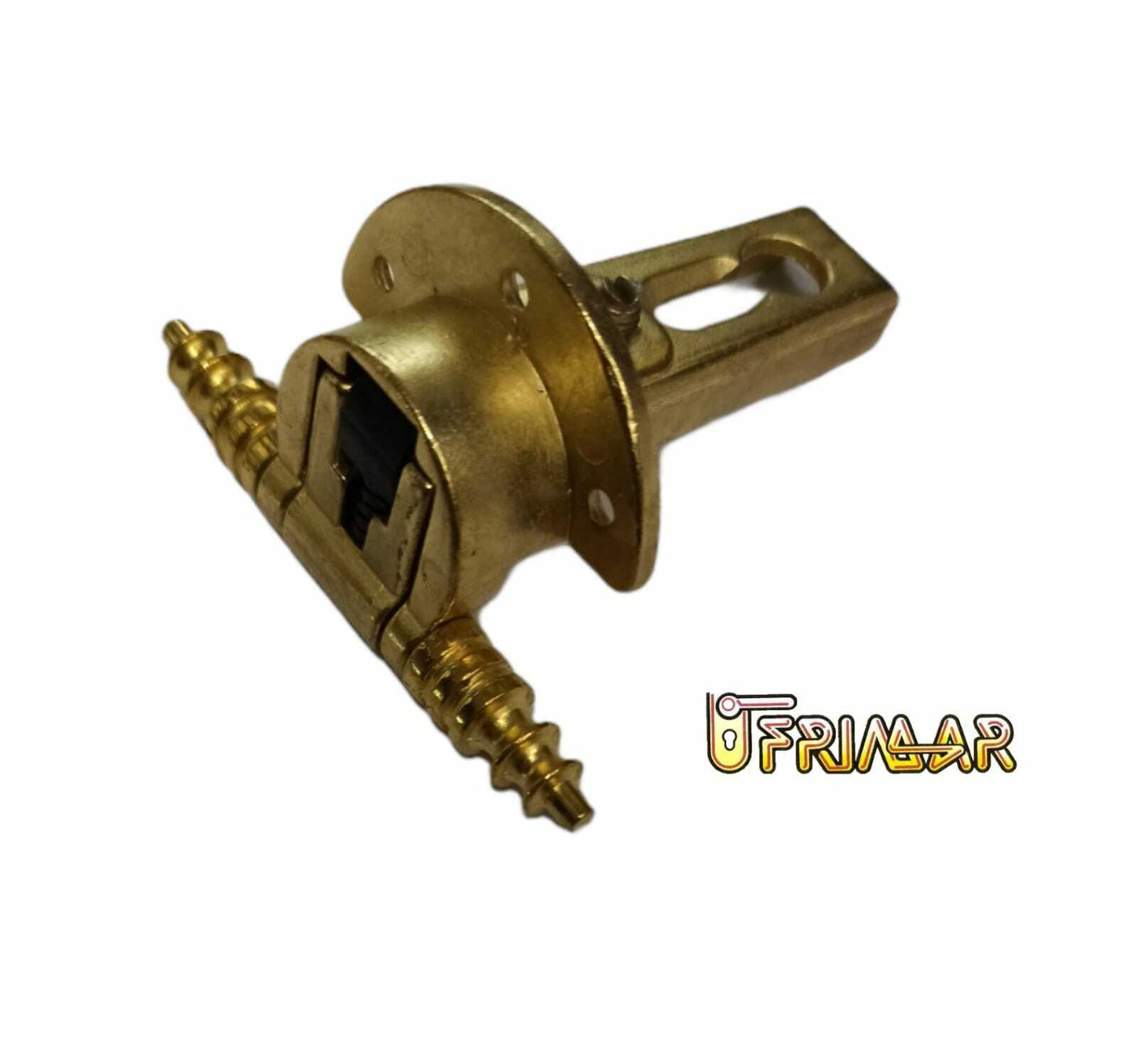 CERNIERA ANSELMI 255 PER ANTE CON BATTUTA FORO mm.27x13 ORO GAMBO H.68
