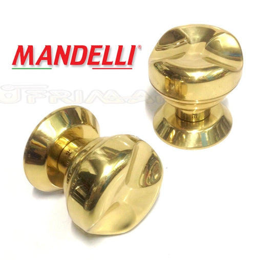 Pomolo Mandelli per porta Art. M44 Oro Gold serie Vintage Made in Italy
