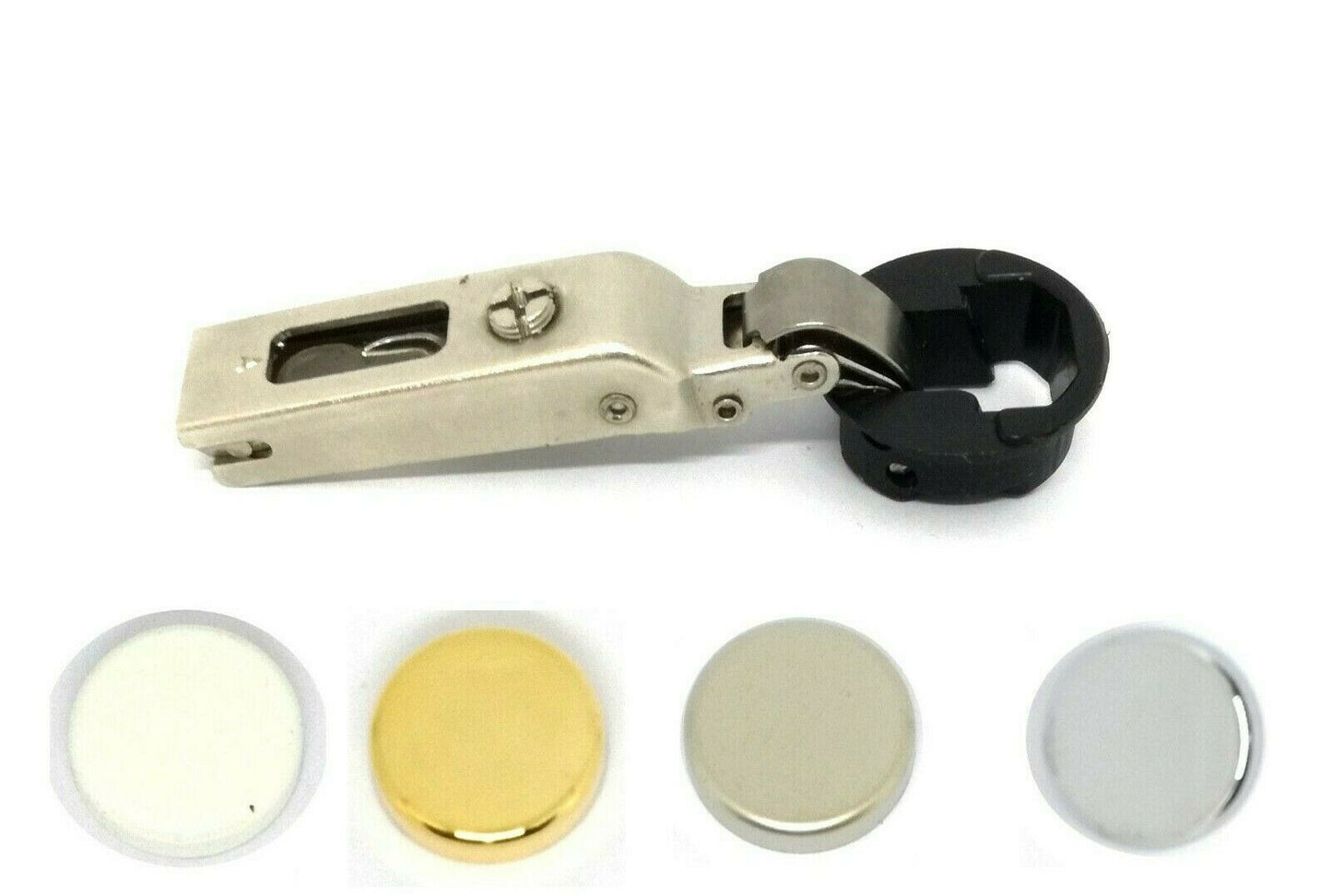 CERNIERA PER VETRO SALICE C2C7A39 FORO D.26 A SORMONTO COPERTURE VARI COLORI