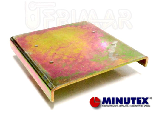 STAFFA ALZAPILASTRI Base mm.89x89 PER TRAVI IN LEGNO da mm.90x90 ALZA PILASTRI