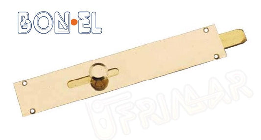CHIUSURA CATENACCIO VERTICALE SOTTOLASTRA DA CM.25 E 30 OTTONE LUCIDO ART.72