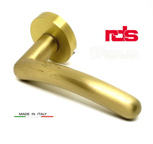 Maniglia RDS GAND art. 0661 Oro Satinato maniglie per porte RDS porte interne