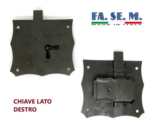 SERRATURA PER MOBILI ANTICHI Entrata mm.40 CASSA ESTERNA REDOSSO DESTRA FASEM