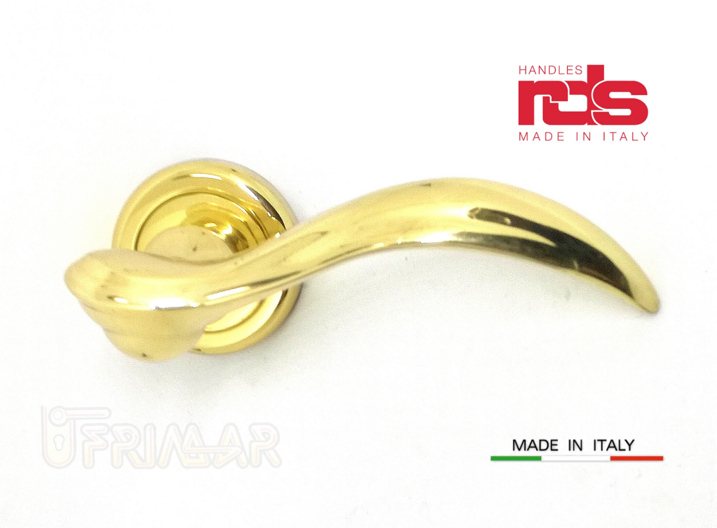 Maniglia RDS FLORIDA art. 0581 Oro lucido maniglie per porte RDS porte interne