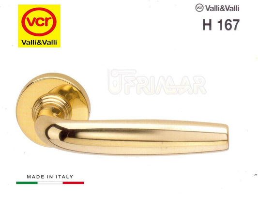 Maniglia per porta Valli e Valli Tosca H167 R8 Oro Zecchino Valli & Colmbo VCR