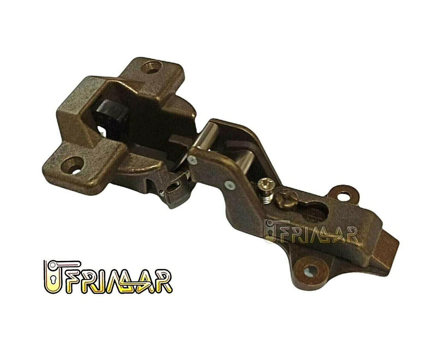 CERNIERA MEPLA PER ANTE CON BATTUTA  651.210.66 FORO mm.35 + BASE 65121066 BRONZ
