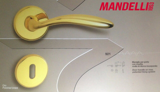 MANIGLIA PER PORTA MANDELLI SUI' 921 ORO design Takahide Sano PER PORTE INTERNE