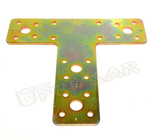 Piastra per Giunzioni a T di travi in legno mm.150x145x40 per Gazebi Pensiline
