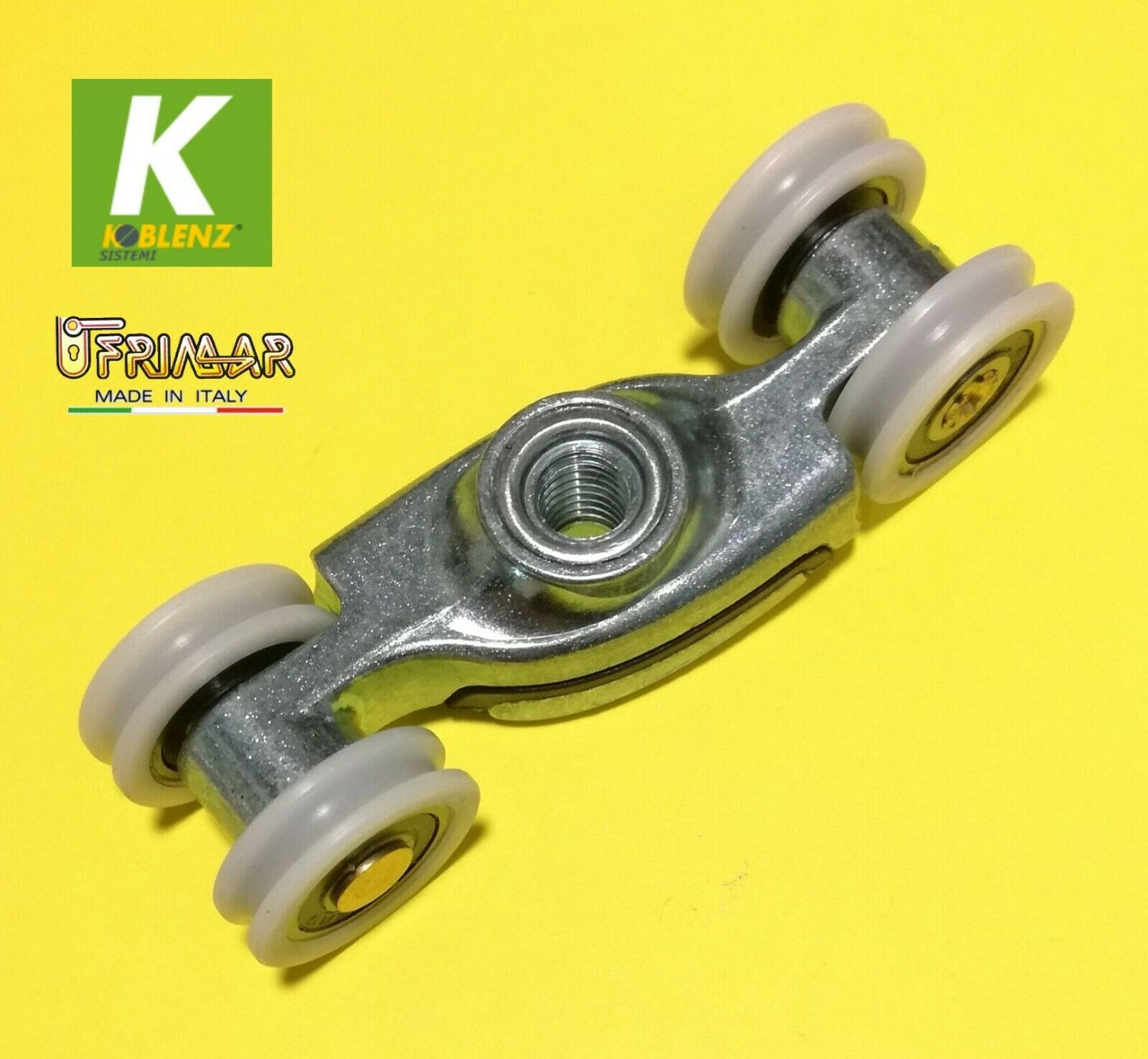 Scorrevole Koblenz serie 0500 portata kg.80/120 scorrevole con staffa e fermo
