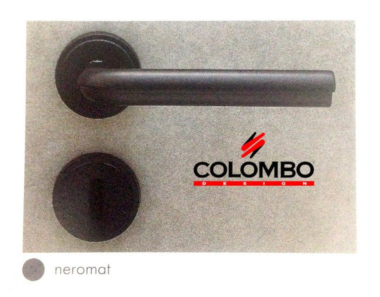 MANIGLIA PER PORTA COLOMBO DESIGN SATURN CA11R NEROMAT design CASTIGLIA