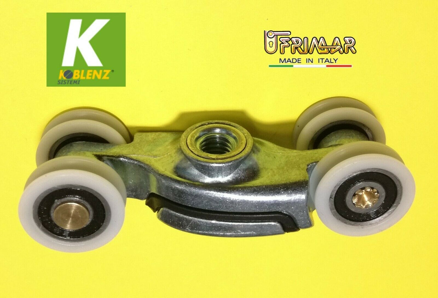 Scorrevole Koblenz serie 0500 portata kg.80/120 scorrevole con staffa e fermo