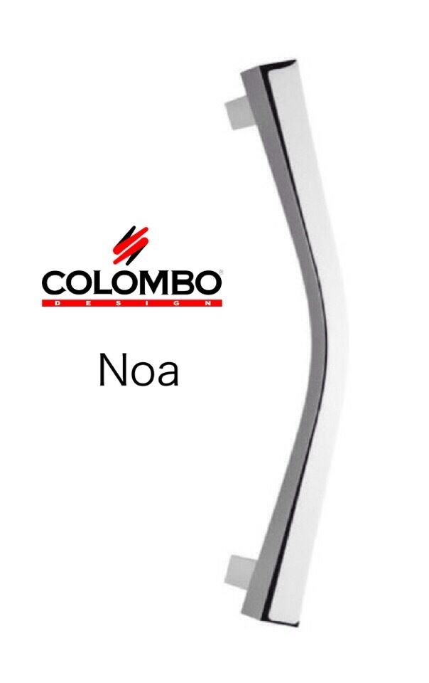 Maniglione per porta Colombo Design Noa ID26A L.mm.495 Cromo Opaco Int.mm.450