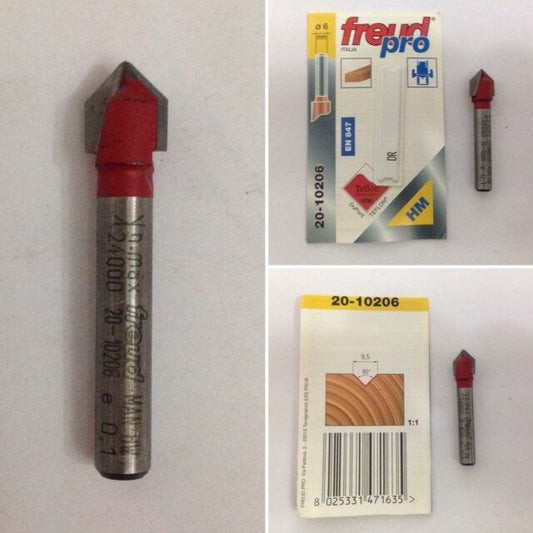 FRESA FREUD PRO HM 20-10206 PER INTAGLI A "V" PER  FRESATRICE LEGNO Made in Ital