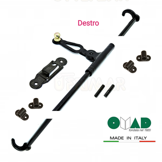 SPAGNOLETTA CHIUSURA PER PERSIANA PORTA FINESTRA cm.260 OMAD ART.1552 DX / SX