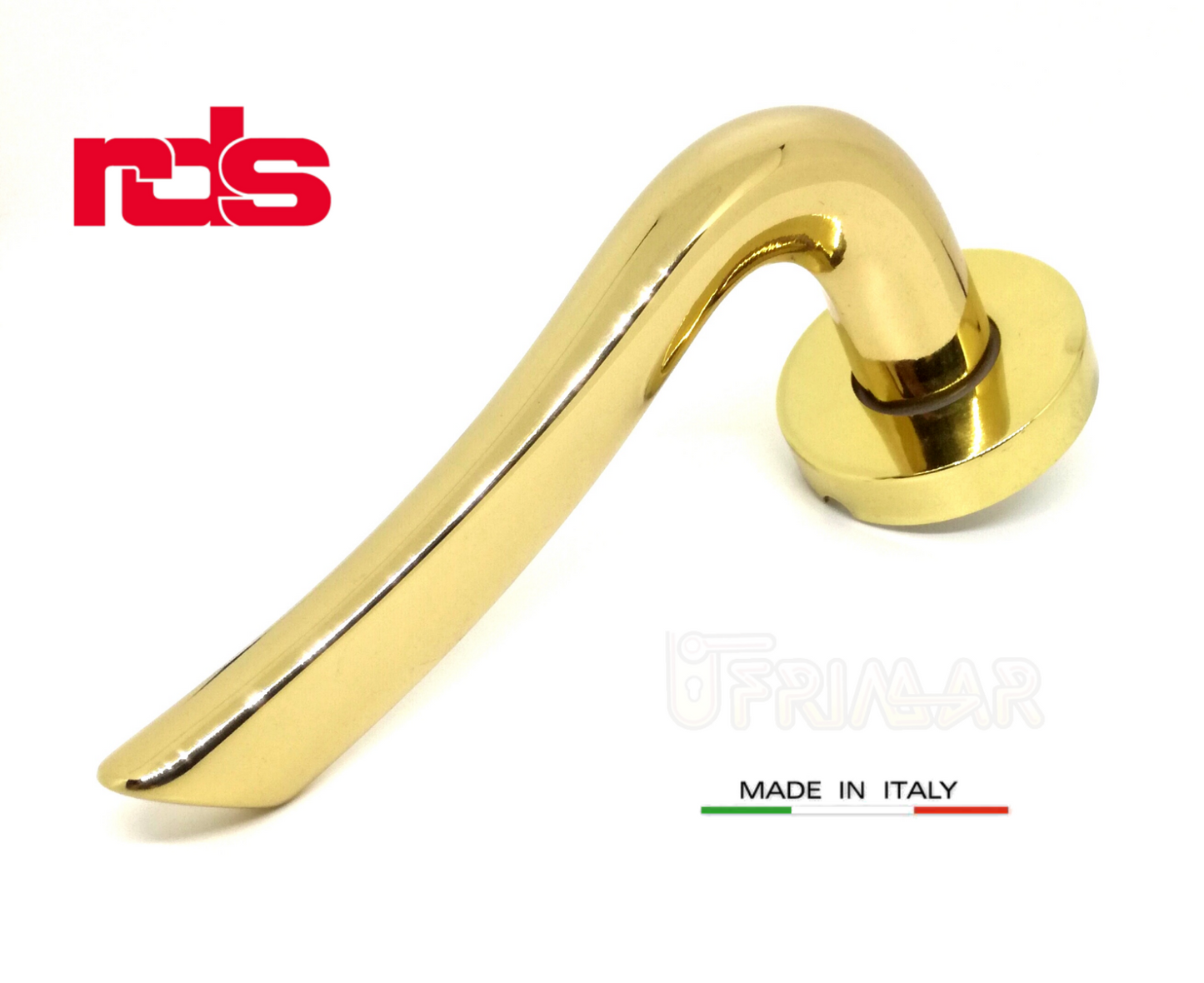 Maniglia RDS PIUMA art. 0311 Oro lucido maniglie per porte RDS porte interne