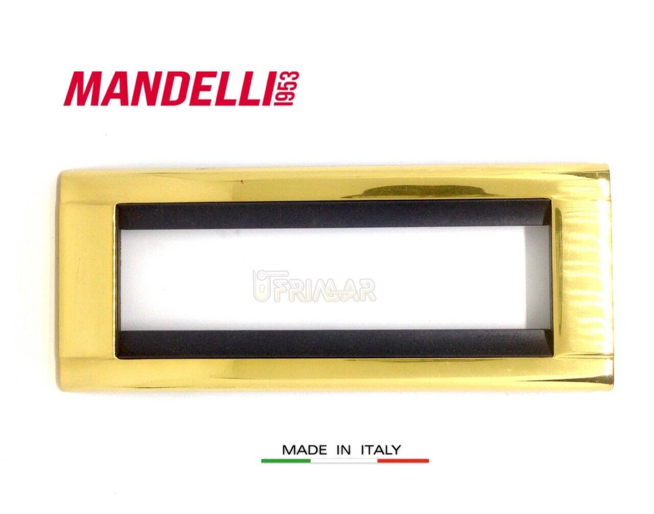 Coprinterruttore Placca Mandelli art.131 Oro Gold  6 posti Living Bticino