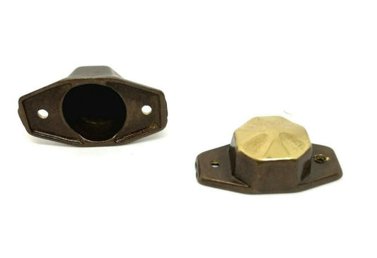 COPRIDADO IN OTTONE BRONZATO COPERTURA PER DADI BORCHIA DECORAZIONE PER PORTA