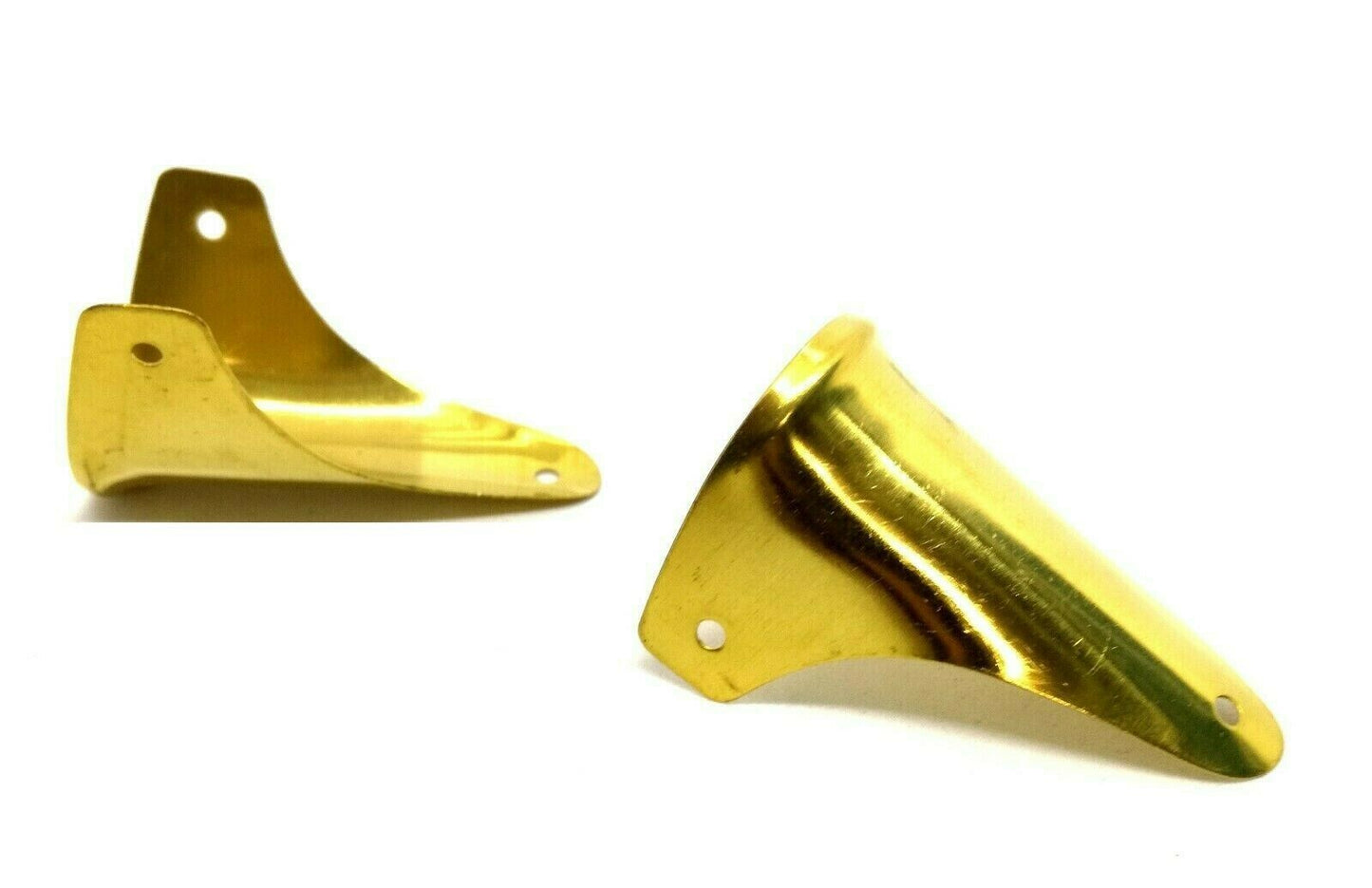 PLACCA OTTONE PER PIEDI GAMBE SEDIE TAVOLI MOBILI ANTICHI  H. 48mm  RESTAURO