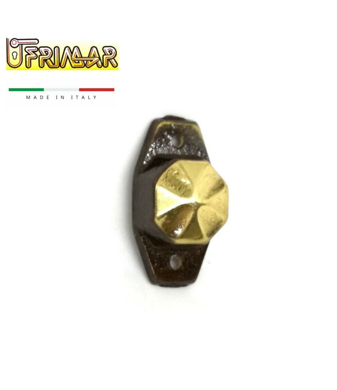 COPRIDADO IN OTTONE BRONZATO COPERTURA PER DADI BORCHIA DECORAZIONE PER PORTA